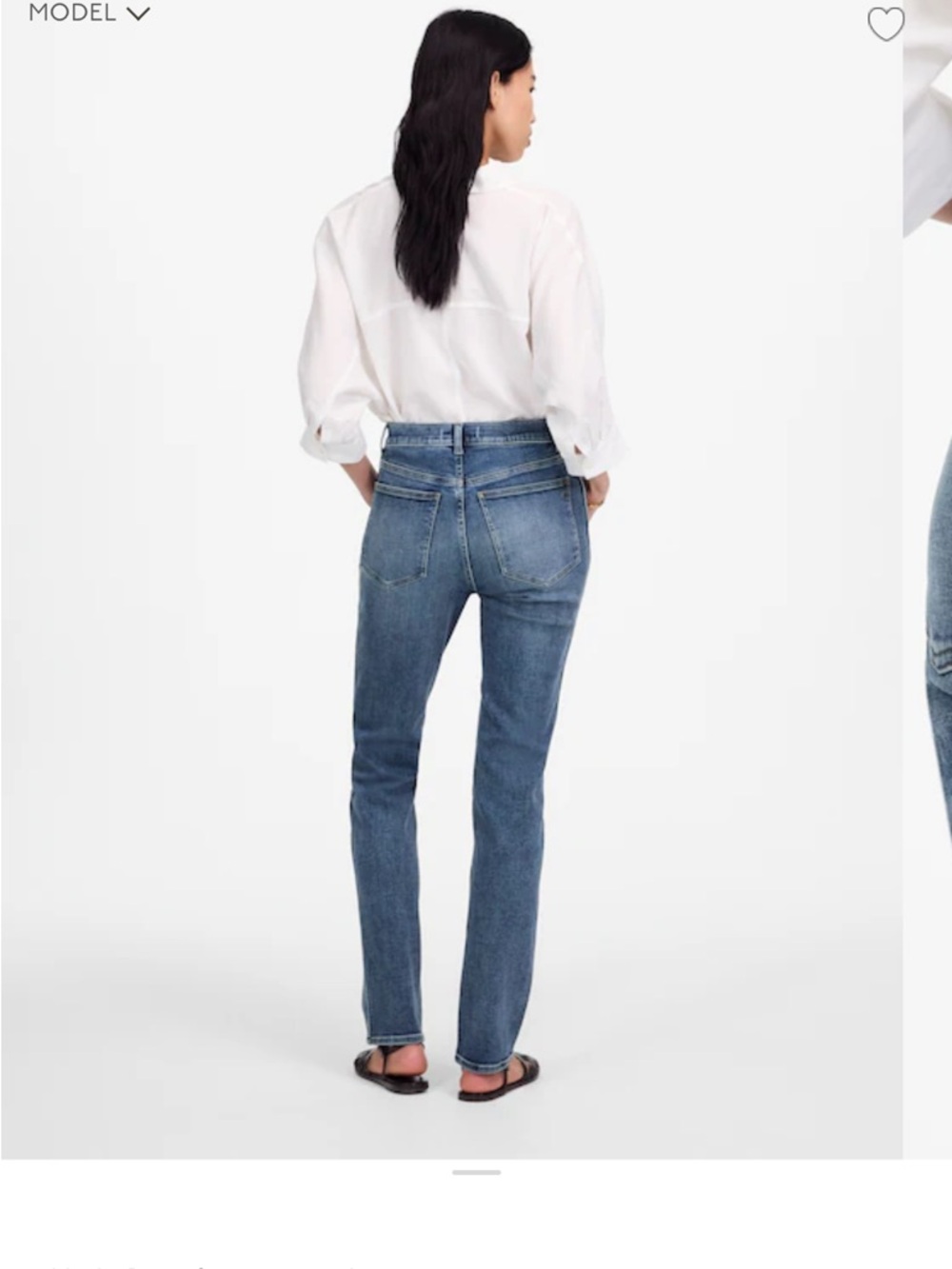 Madewell Stovepipe Jeans in Medium Blue Wash - Picture 5 of 11